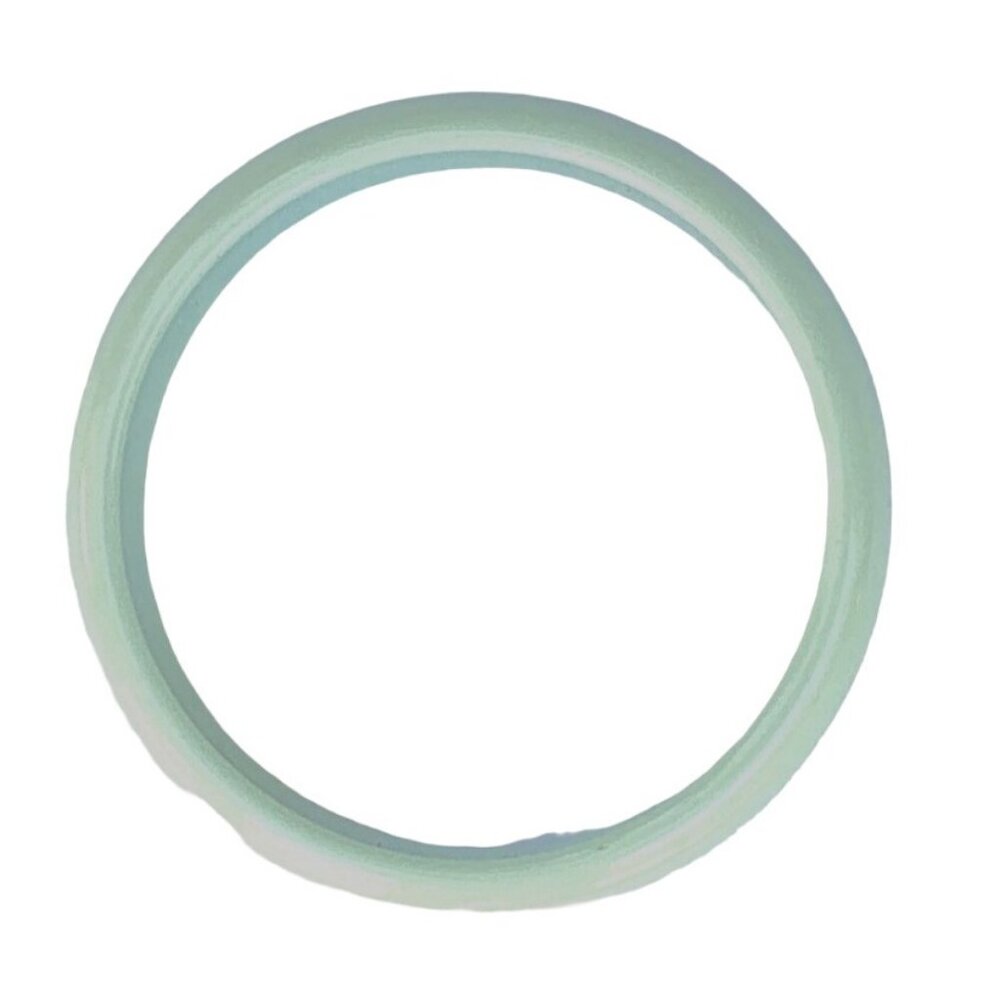 Vintage Pastel Green Lucite Bangle Bracelet Minimalist Color Pop Seafoam Mint - Picture 6 of 6